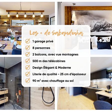 Elegant Et Moderne Avec Vue Montagne Au Coeur De Paradiski - Garage - 8Pers - 90M2 - Sabaudinha ลาปลาญ ภายนอก รูปภาพ